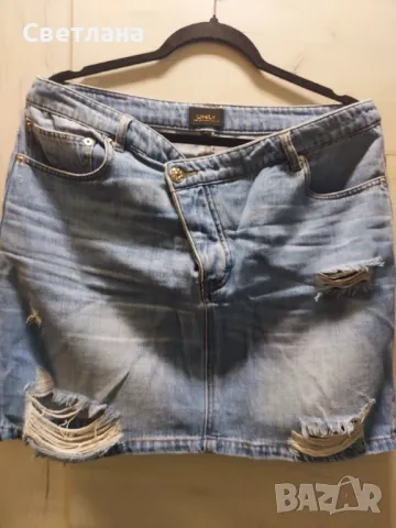  Дънкова Пола на Only,  размер L., снимка 5 - Поли - 50173690