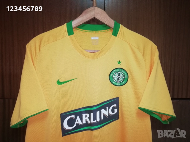 Celtic Nakamura Away 2008 2009 Nike оригинална тениска фланелка Селтик Shirt Jersey Football екип , снимка 5 - Тениски - 52666773
