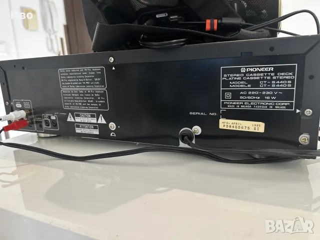 Pioneer CT-S450S Двуглав касетен дек , снимка 5 - Декове - 55837664