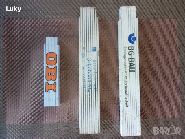 Лот от дюлгерски метри--Германия..Обявената цена е за всичките, снимка 2 - Други инструменти - 50843670