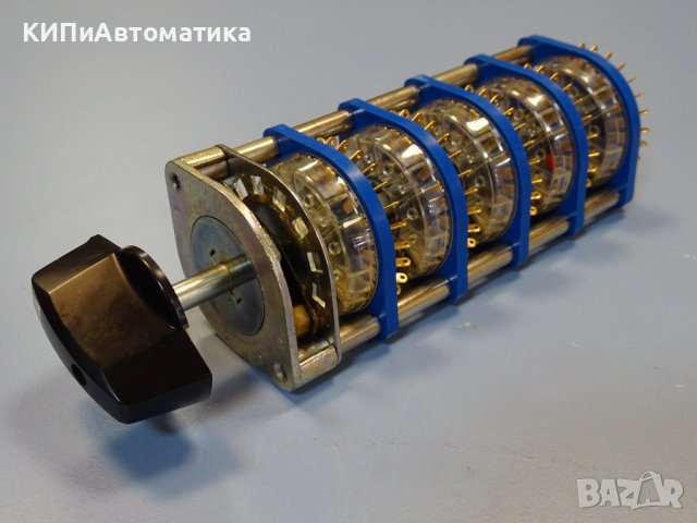 Галетен превключвател kontakta kt-1241-2 rotary switch gold plated 5/26