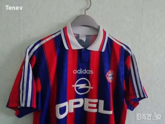 Bayern Munich Munchen 1995-1997 оригинална тениска фланелка с автографи Байерн Мюнхен , снимка 4 - Тениски - 49207209