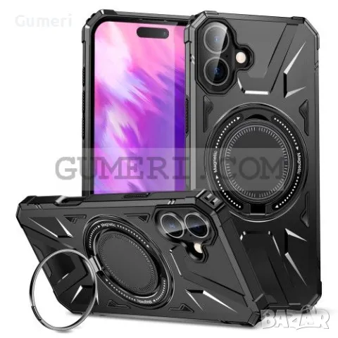 Противоударен Кейс с Ринг за Apple iPhone 16, снимка 2 - Калъфи, кейсове - 48831921