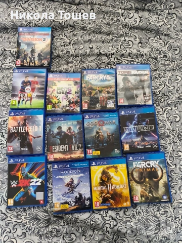 Продавам игри за плейстейшън 4