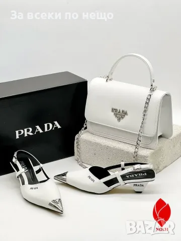Prada Дамски Обувки С Нисък Ток Прада - Различни Цветове Код SEM-632, снимка 2 - Дамски обувки на ток - 55903755