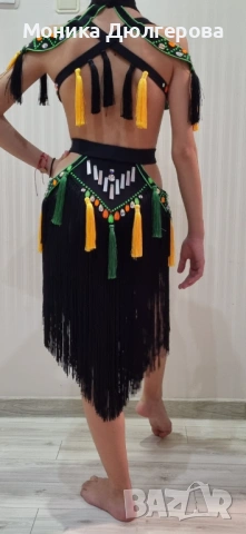 Рокля латино танци, снимка 2 - Детски рокли и поли - 53198129