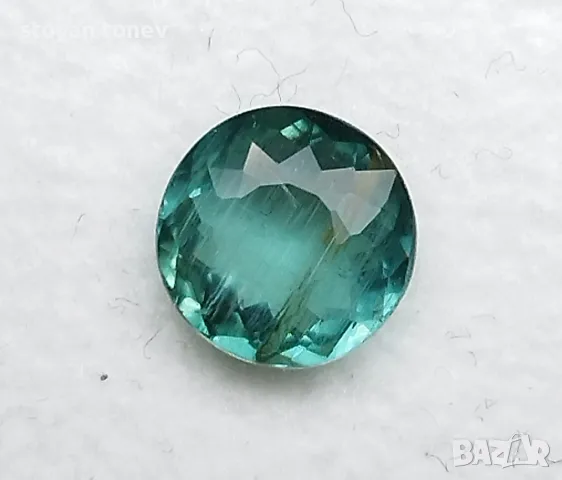 Рядък син Параиба турмалин с кръгла форма - 1.29кт.! Сертифициран! Нов!, снимка 13 - Други - 47167949