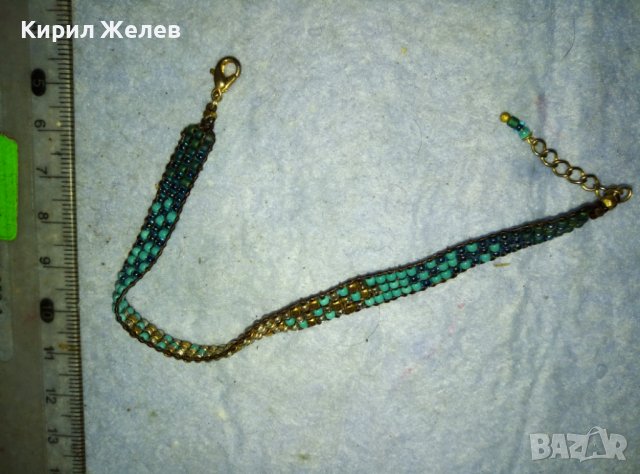 КРАСИВА НЕЖНА МЪНИСТЕНА ЗЛАТИСТА ЕТНО - АРТ СТИЛ ГРИВНИЧКА 38932