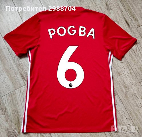 футболна тениска Manchester United Pogba , снимка 2 - Футбол - 42224498