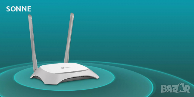 Рутер TP-Link TL-WR840N, 300Mbps, 2.4GHz(300 Mbps), Wireless N, 4x LAN 100, 1x WAN 100, 2x външни ан, снимка 7 - Други - 36322747
