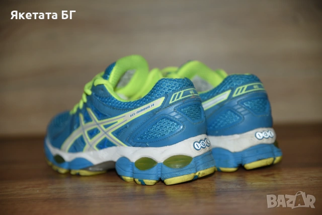 Asics Оригинални дамски маратонки 38 номер сини, снимка 4 - Маратонки - 53796471