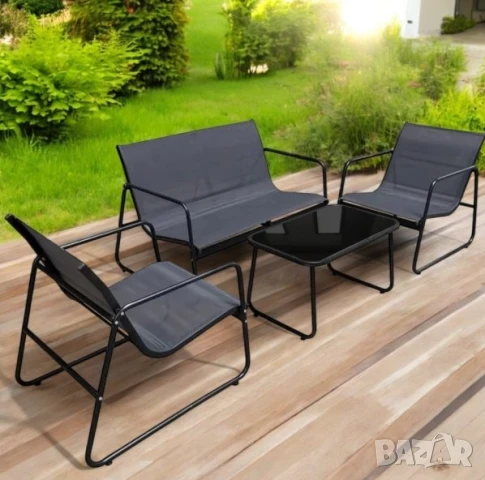 🌞Градински Ратанов Комплект 4 в 1 – Стил, Комфорт и Устойчивост🌞, снимка 1