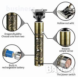 Машинка за бръснене и подстригване Kemei Буда, снимка 2 - Друга електроника - 34739647