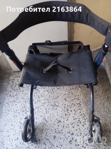 Сгъваема алуминиева проходилка ролатор за възрастни, оперирани, трудно подвижни хора, снимка 9 - Ролатори - 52423205