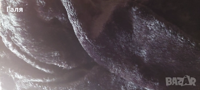 Черно пухено палто размер М/Л, снимка 10 - Палта, манта - 52127160