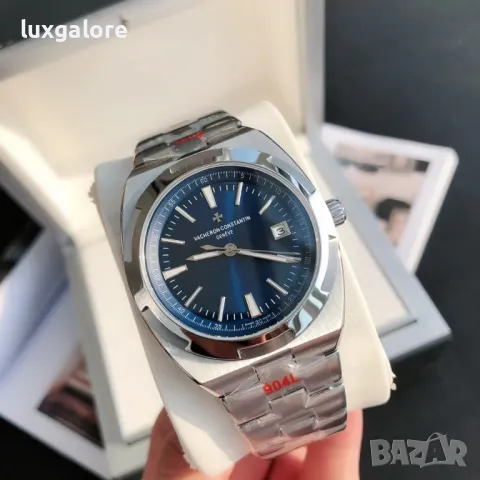 Мъжки часовник Vacheron Constantin Overseas Blue Dial с автоматичен механизъм, снимка 3 - Мъжки - 49845819