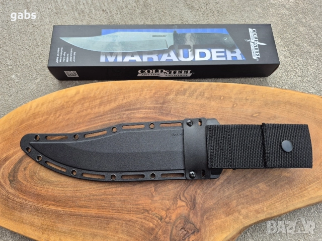 Боен нож COLD STEEL MARAUDER с тактическа кания Kray-Ex, снимка 8 - Ножове - 52008656