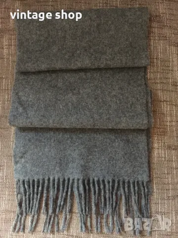Мъжки шал Johnstons of Elgin, агнешка вълна, снимка 2 - Шалове - 56313019
