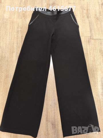 готин панталон с широки крачоли и кожа 