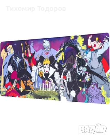 Гейминг подложка за мишка Grupo Erik - Villanas Disney, XL, мека, многоцветна, снимка 2 - Клавиатури и мишки - 52349745