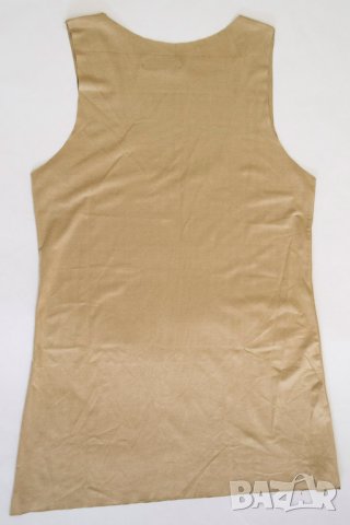 Дамски еластичен топ в телесен цвят Free for humanity - S, снимка 3 - Потници - 42546201