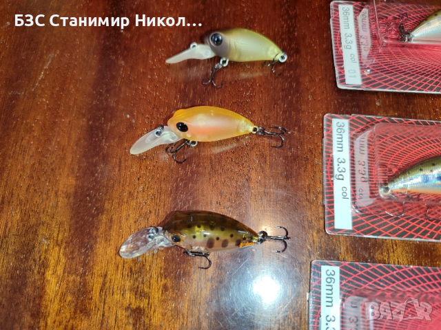 Воблери Smith Camion SR,SSR, Magnum SSR,Smith Still,Megabass,щурци,кутии,Shimano Vanquish C3000MHG., снимка 8 - Такъми - 53208716