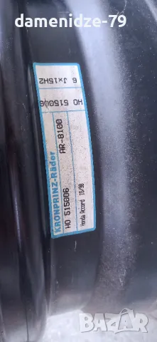 Продавам железни джанти 15-цолови , снимка 6 - Гуми и джанти - 49778659