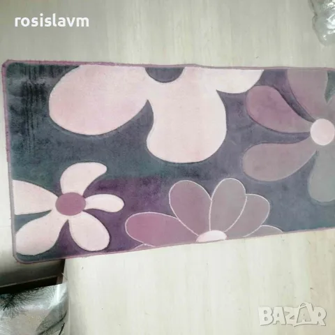 Пътека/килим 160х80 см на цветя, снимка 3 - Пътеки - 56062164