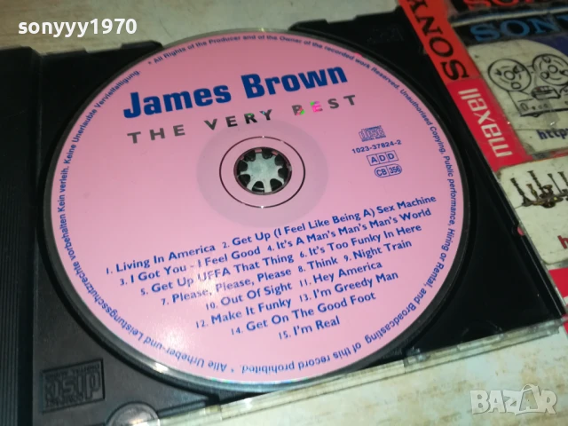 JAMES BROWN CD 2907251024, снимка 2 - CD дискове - 51175958