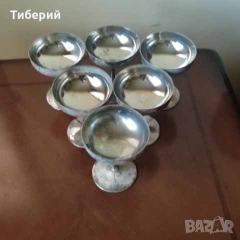 Посребрени чаши за вино, снимка 6 - Чаши - 52174461