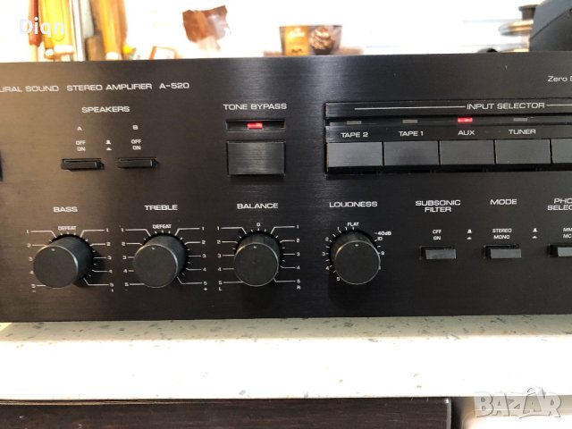 Yamaha A-520, снимка 2 - Ресийвъри, усилватели, смесителни пултове - 42370869