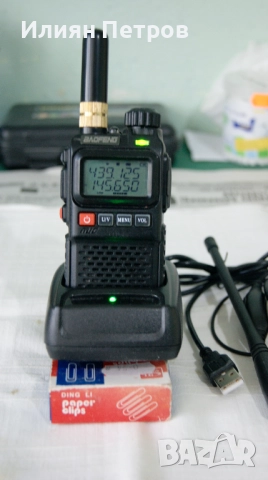 минирадиостанция UV-3R+, снимка 2 - Друга електроника - 52620678