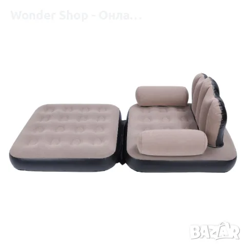 🛋️ Надуваем фотьойл 5 в 1 SuperSofa – Пет вида комфорт в едно удобно решение! 🛋️, снимка 5 - Надуваеми легла - 50312546