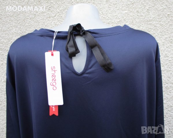 4XL Нова туника/рокля – Sheego , снимка 8 - Блузи с дълъг ръкав и пуловери - 39723297