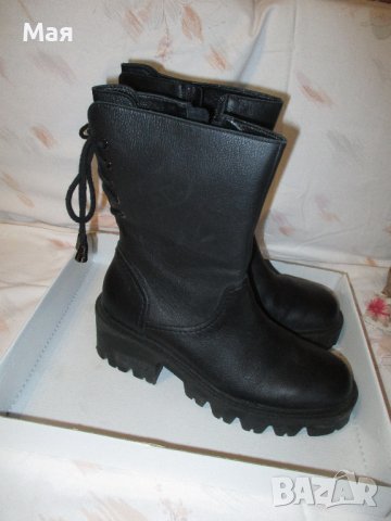 Дамски ботуши от естествена кожа , снимка 5 - Дамски ботуши - 42388198