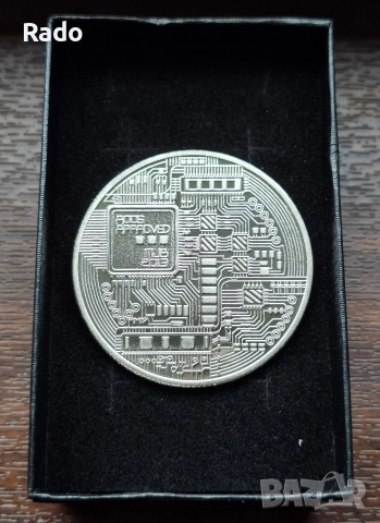Юбилейна Биткойн монета Bitcoin, снимка 2 - Нумизматика и бонистика - 52872407