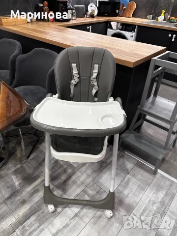 Столче за хранене Kikkaboo Spicy, сив, снимка 3 - Столчета за хранене - 52838489