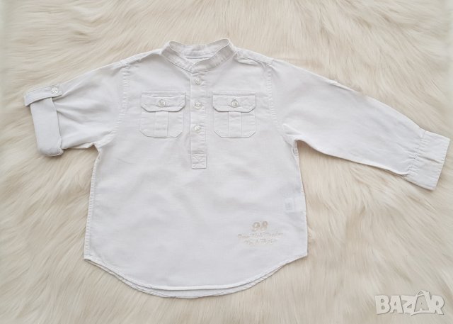 Детска риза памук и лен размер 3 години, снимка 9 - Детски ризи - 41170062