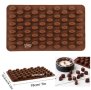 кафе зърна бонбони силиконов молд калъп форма шоколад желирани украса декорация торта глина сапун, снимка 2