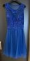 Официална синя рокля, размер XS/S, снимка 1 - Рокли - 44368847