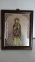 Икона на Св.Петка в дървена рамка, снимка 1 - Икони - 44767369