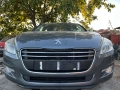 Предна броня ОБОРУДВАНА ТЪМНОСИВ МЕТАЛИК Peugeot Пежо 508 2.0 hdi 2.0 хди 140 кс RH01 DYZA Led Xenon, снимка 1