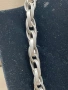 Сребърен масивен синджир , снимка 2
