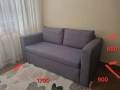 Диван 1700х900мм/ Разтегателен/ с ракла, снимка 1