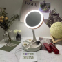 Настолно козметично огледало с LED осветление, снимка 1 - Огледала - 44742148