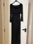 Нова универсален one size елегантна официална дълга черна еластична парти секси рокля , снимка 2