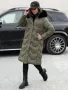 Дамско дълго ватирано зимно яке, 3цвята , снимка 11