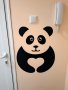Стикер за стена Панда, размер 40 x 50 cm, снимка 1