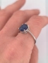 Сребърен Пръстен със Сапфири , снимка 8