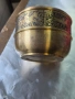 Старина автентична месингови купа,ръчна изработка от Индия период 1950г-1970г.Предметът е в отлично,, снимка 3
